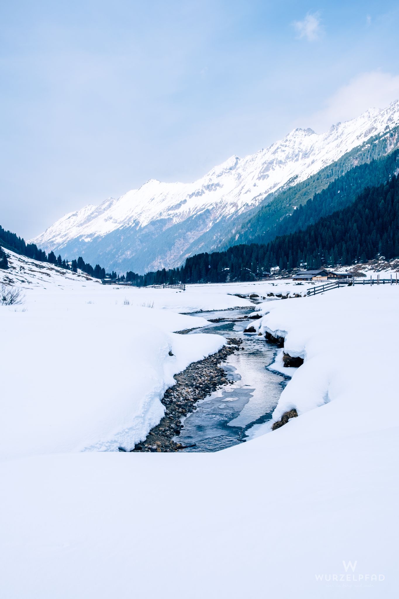 Blick talauswärts, rechts schon mit Tauerngipfeln